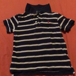 Striped polo baby shirt